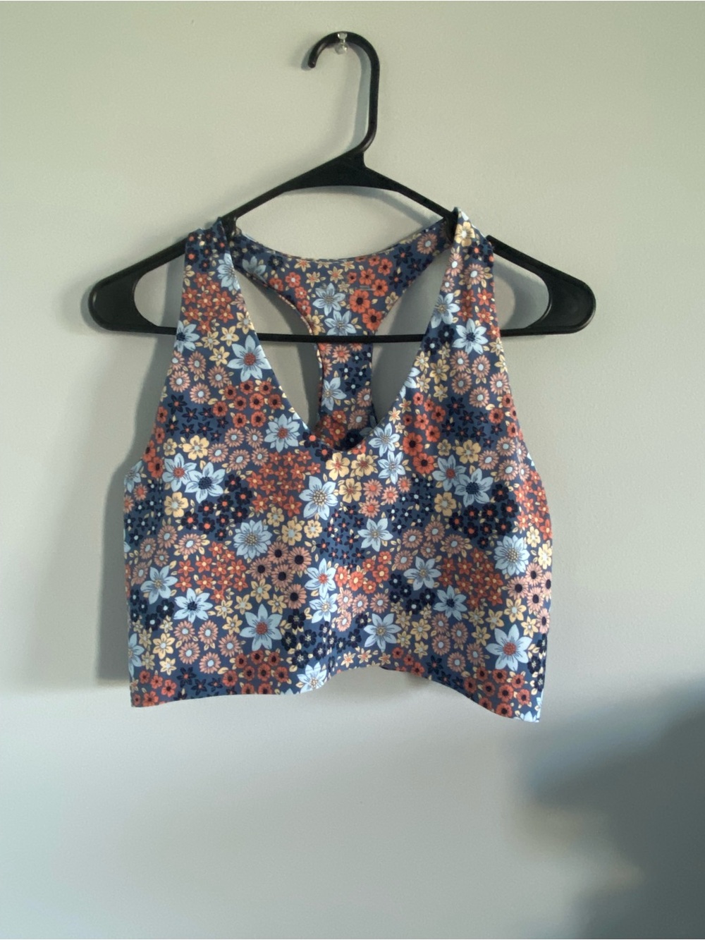 Aerie Offline Recharge Racerback Tank Crop Sports Bra Least Support Size XL